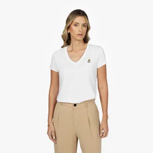 Women's V-Neck Jersey T-Shirt fashion mood