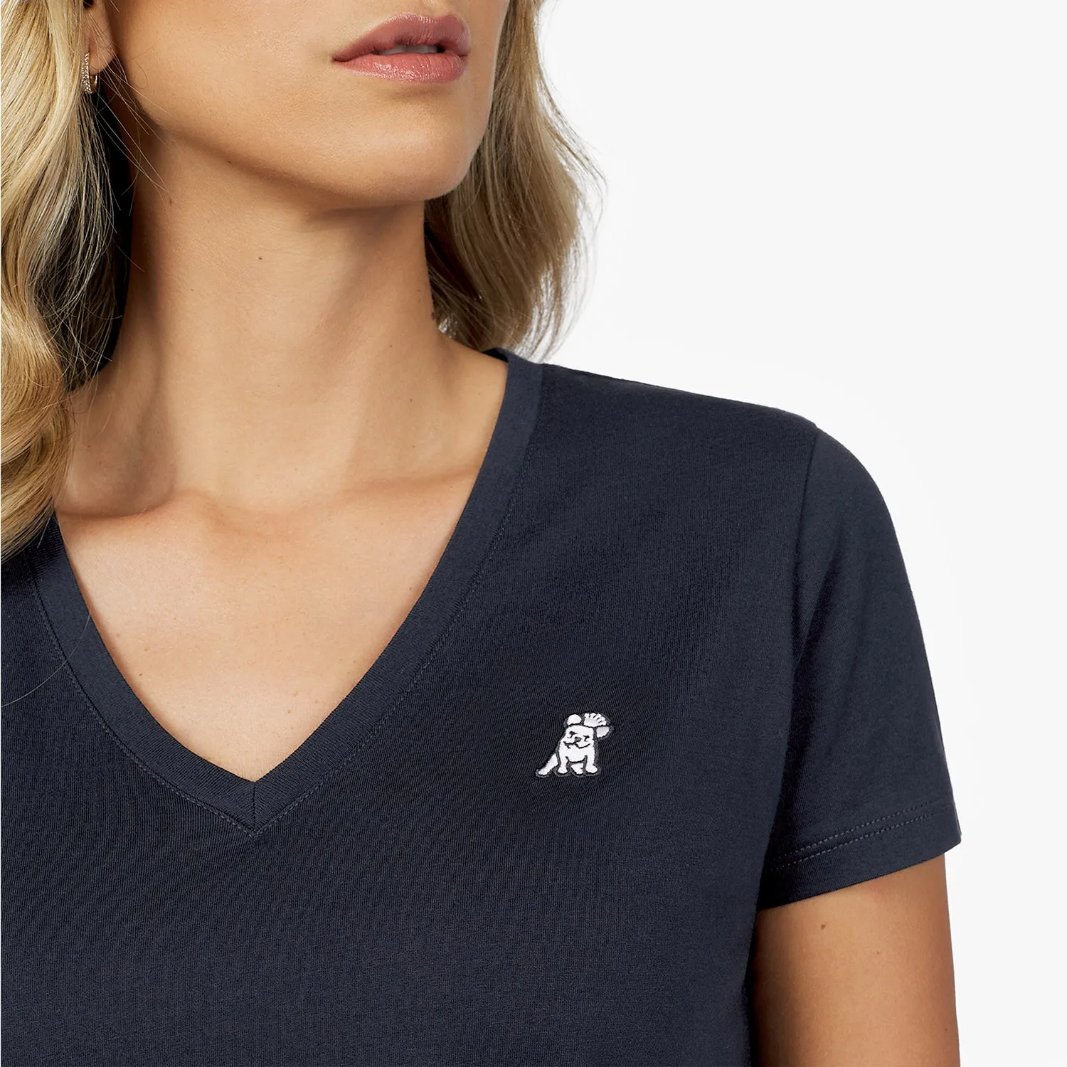 Women's V-Neck Jersey T-Shirt vacation mode