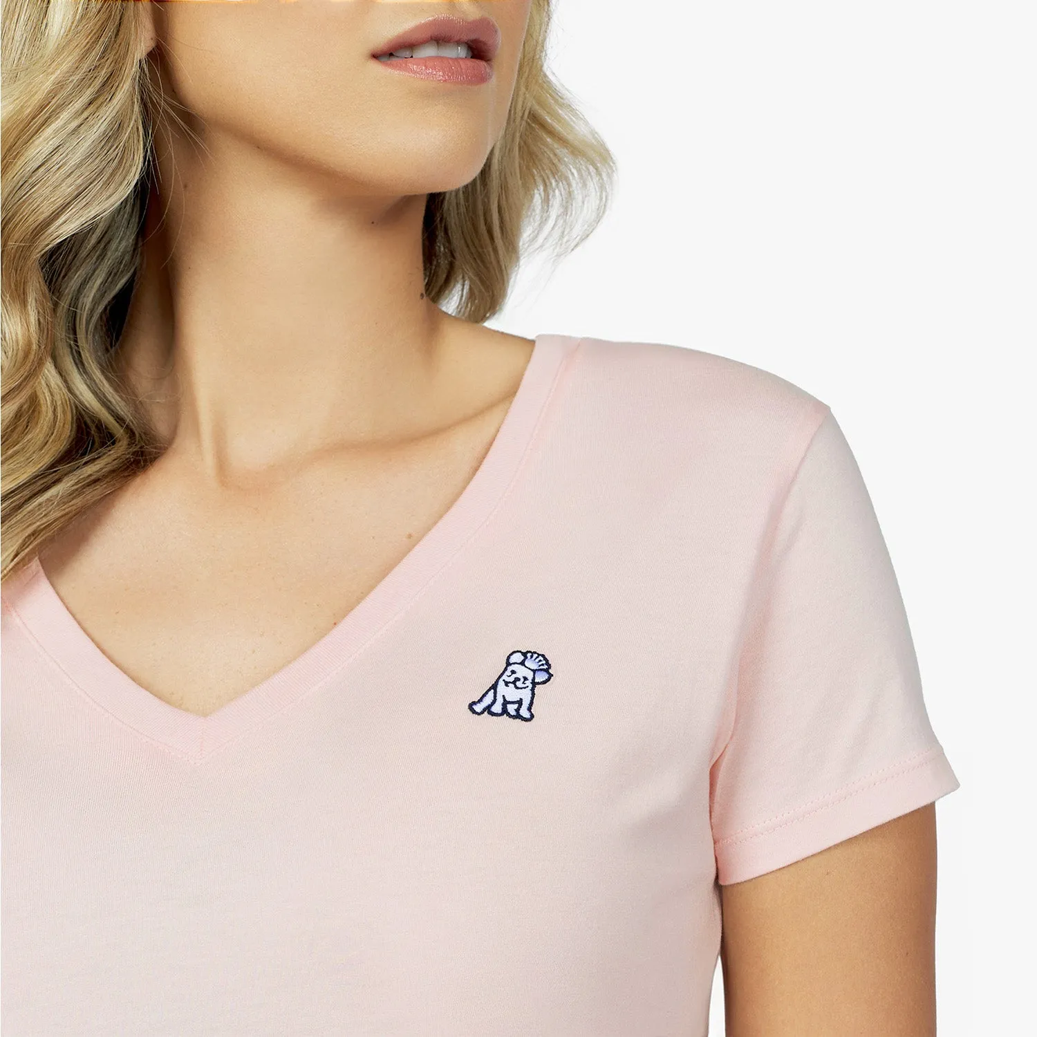 Women's V-Neck Jersey T-Shirt spare style