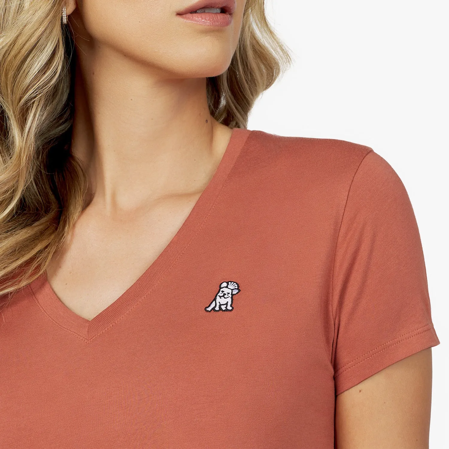 Women's V-Neck Jersey T-Shirt weekend casual