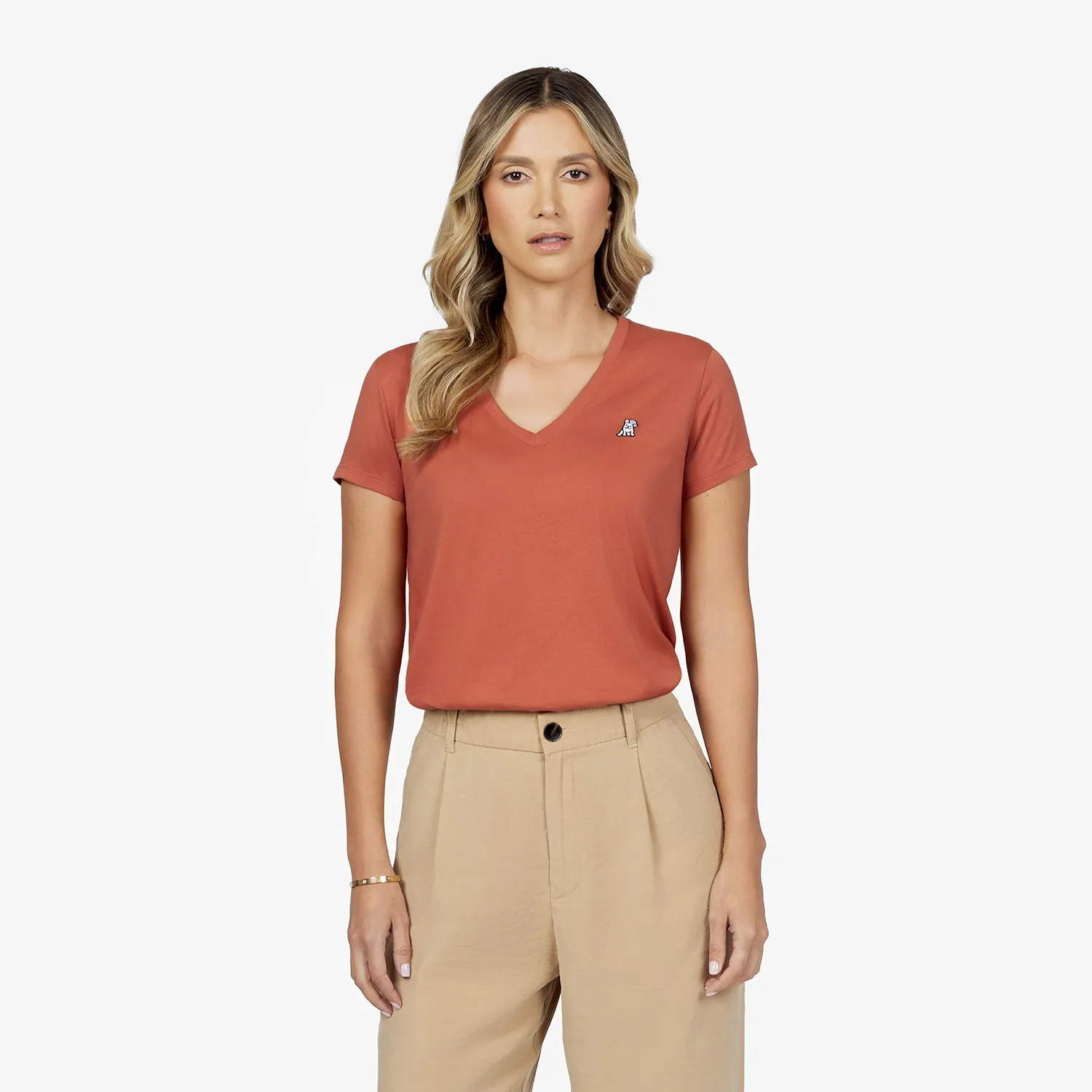 Women's V-Neck Jersey T-Shirt youth vibe