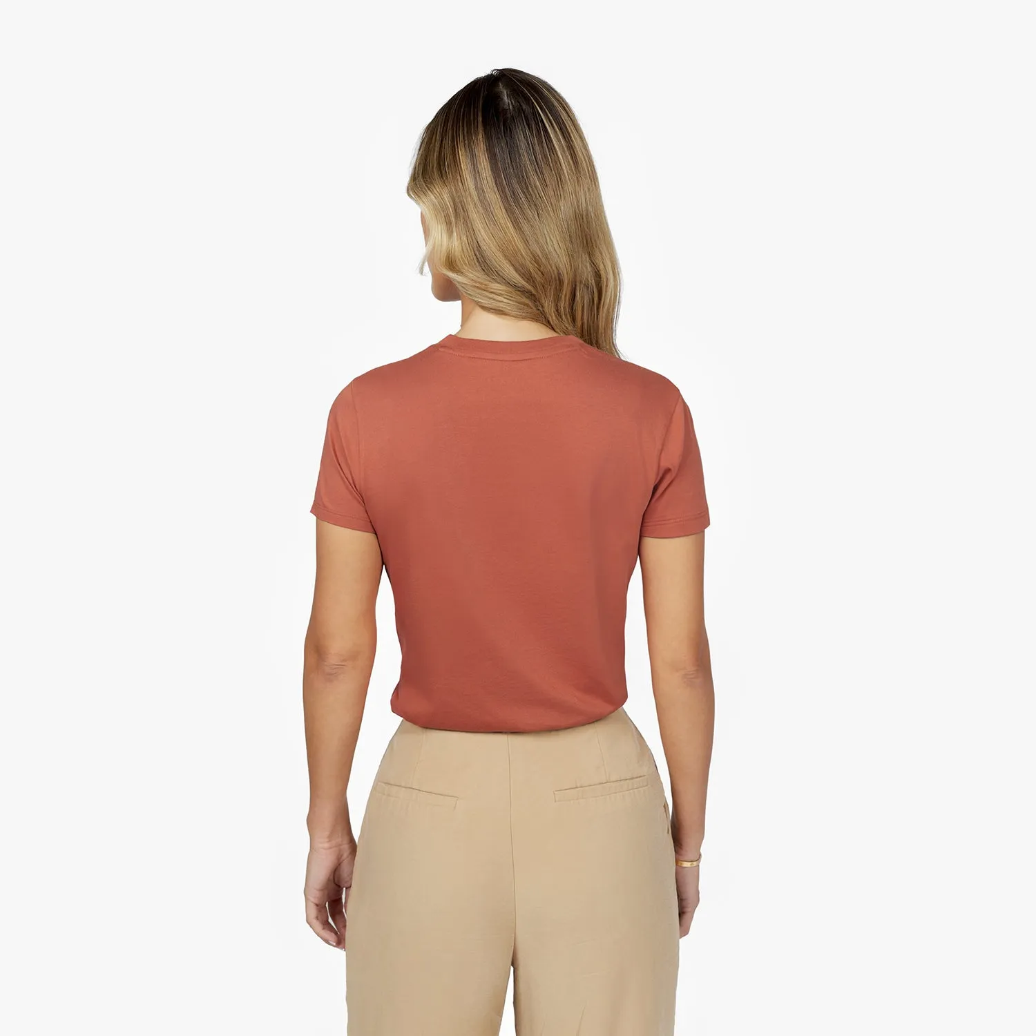 Women's V-Neck Jersey T-Shirt clean fit