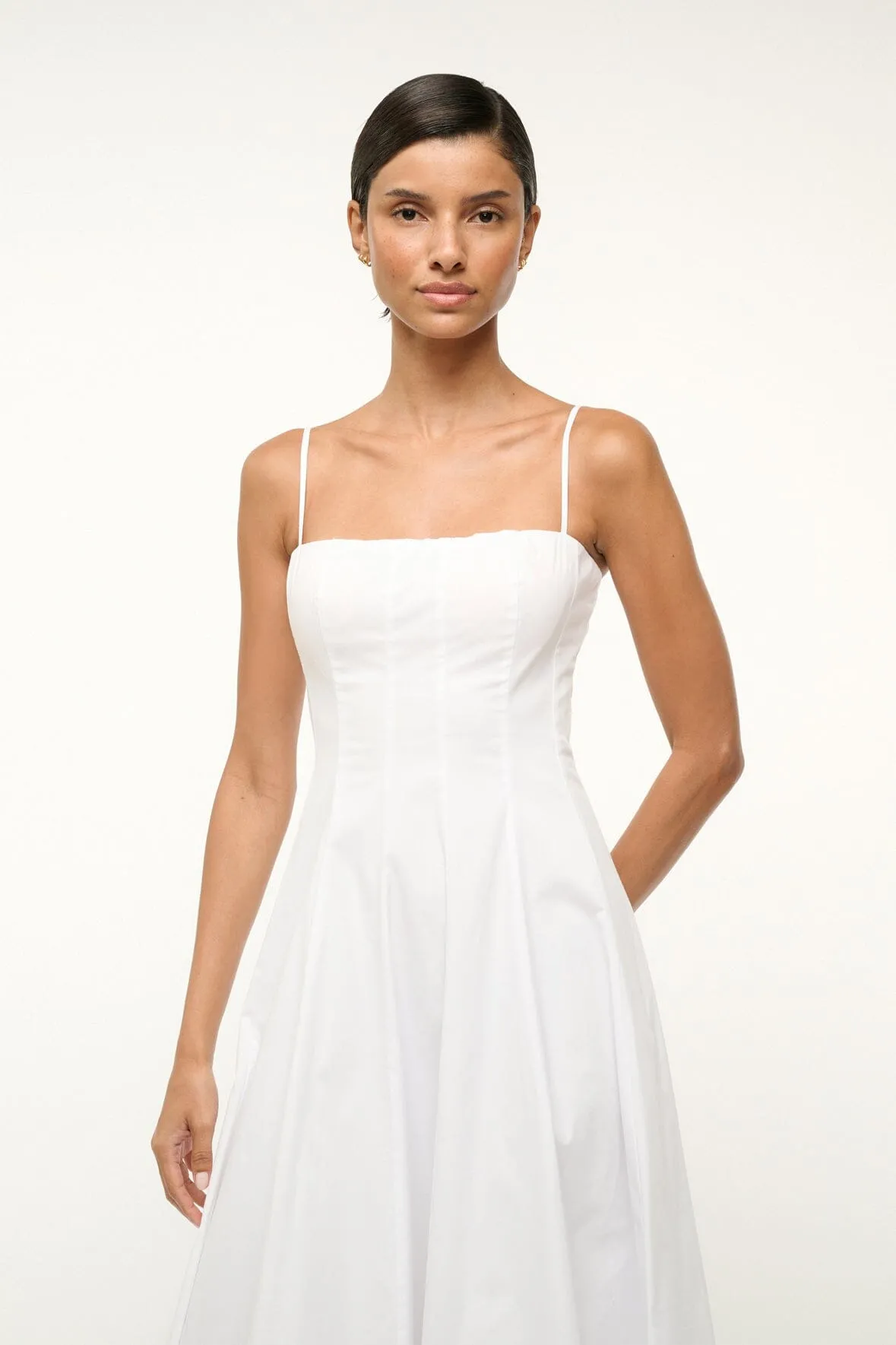 WYLIE DRESS | WHITE light layer
