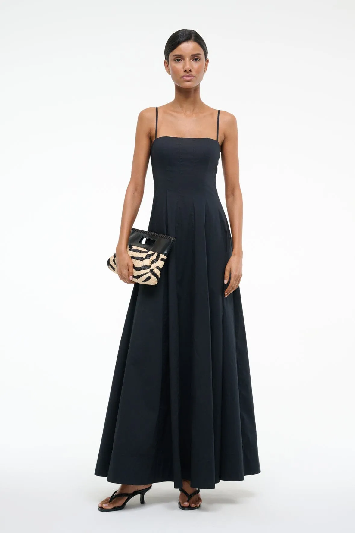 WYLIE MAXI DRESS | BLACK timeless charm