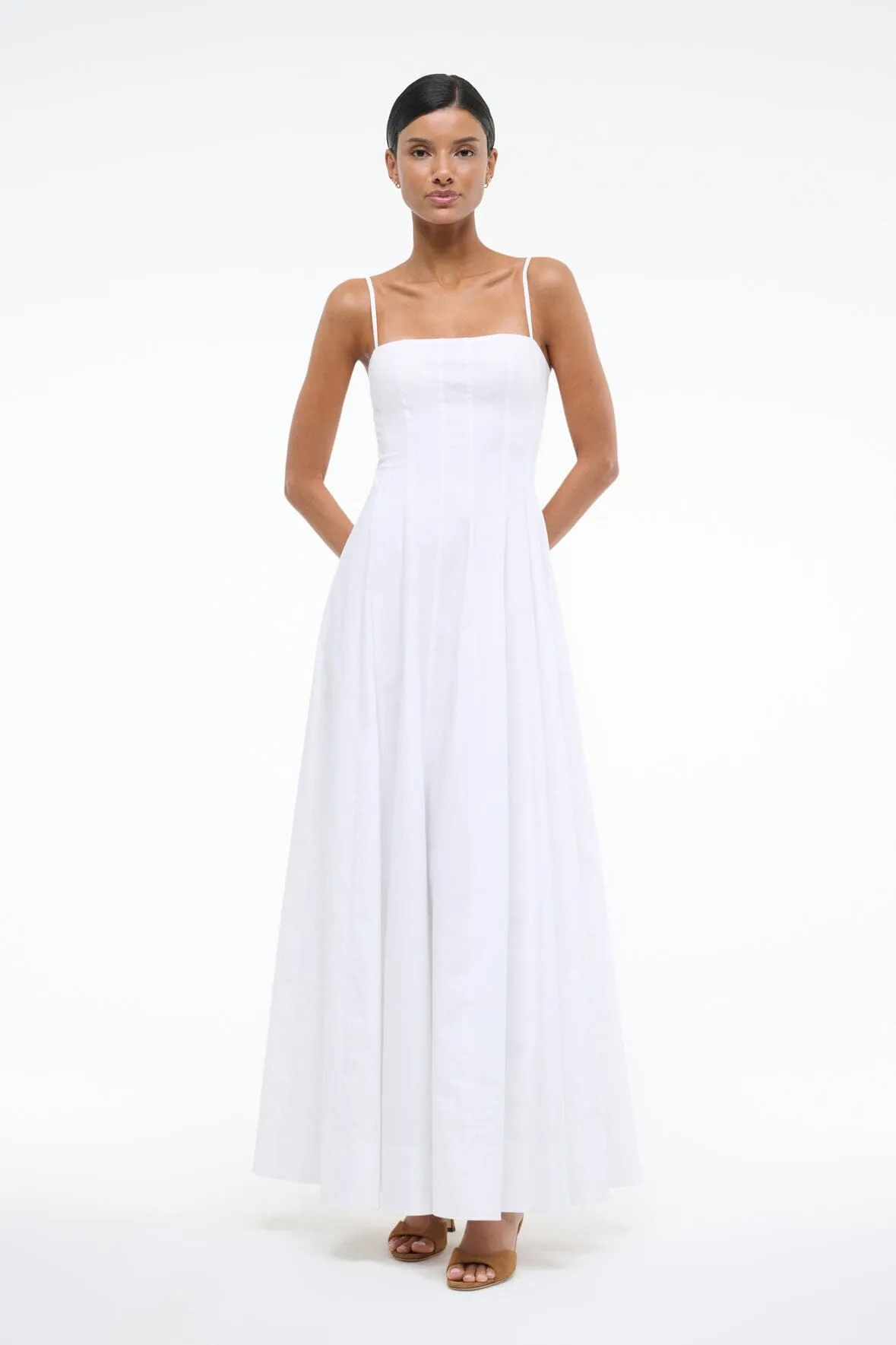 WYLIE MAXI DRESS | WHITE cool pick