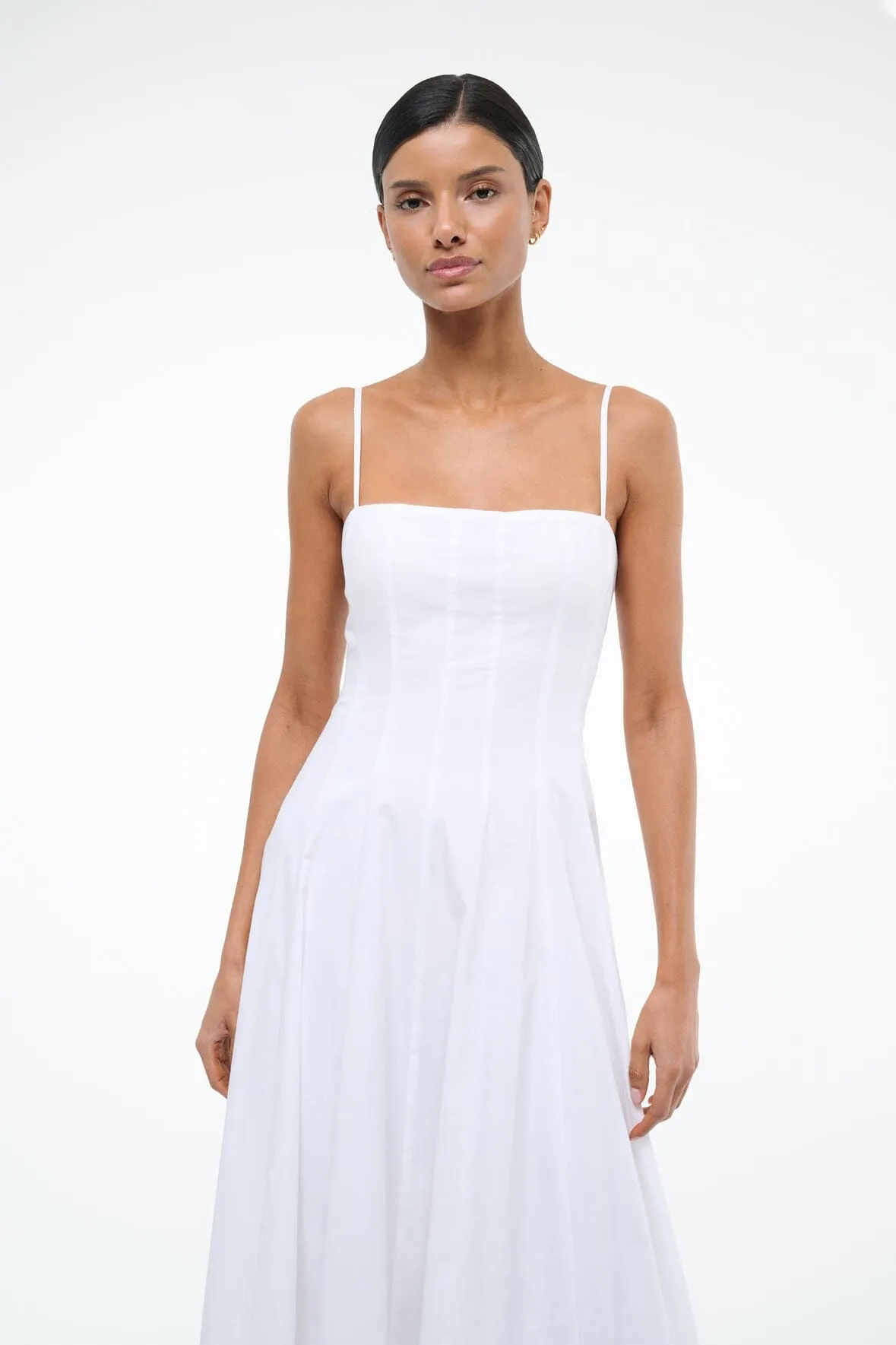 WYLIE MAXI DRESS | WHITE soft edge