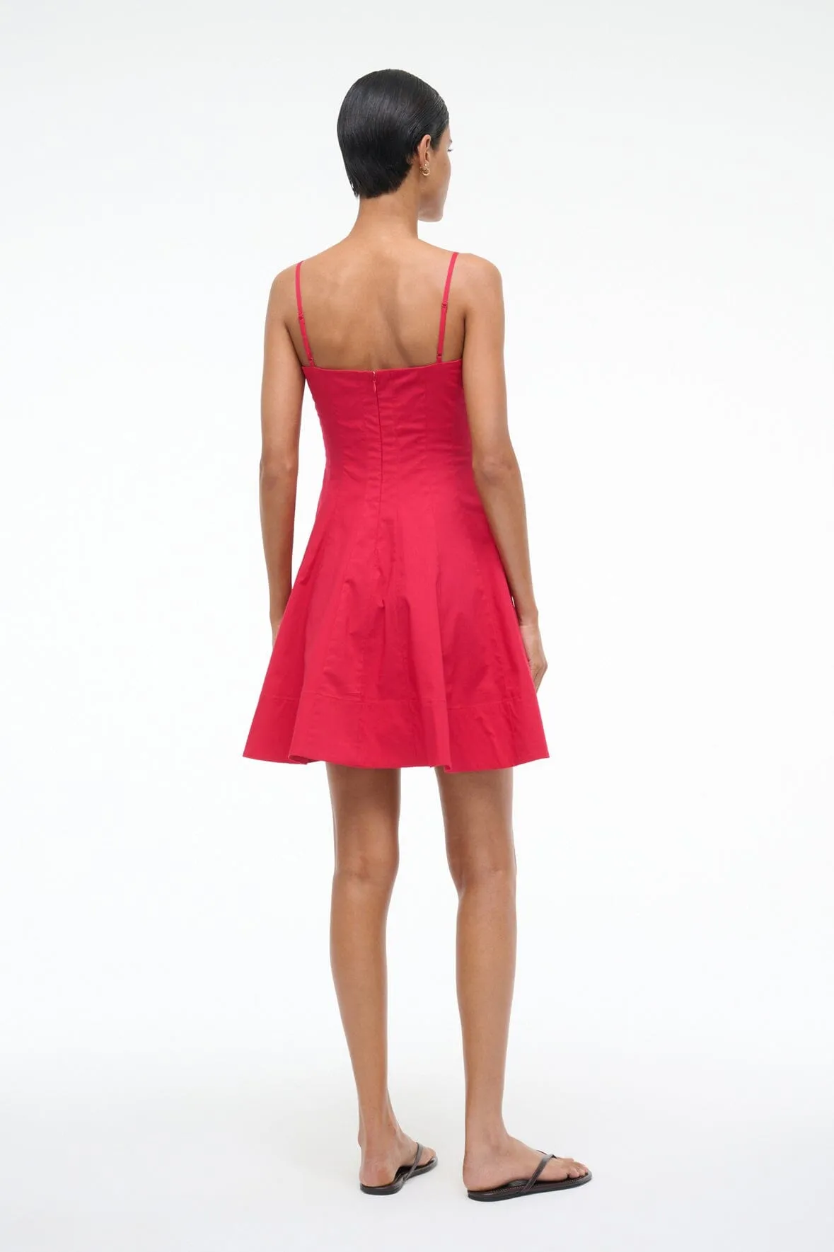WYLIE MINI DRESS | CHERRY polished edge