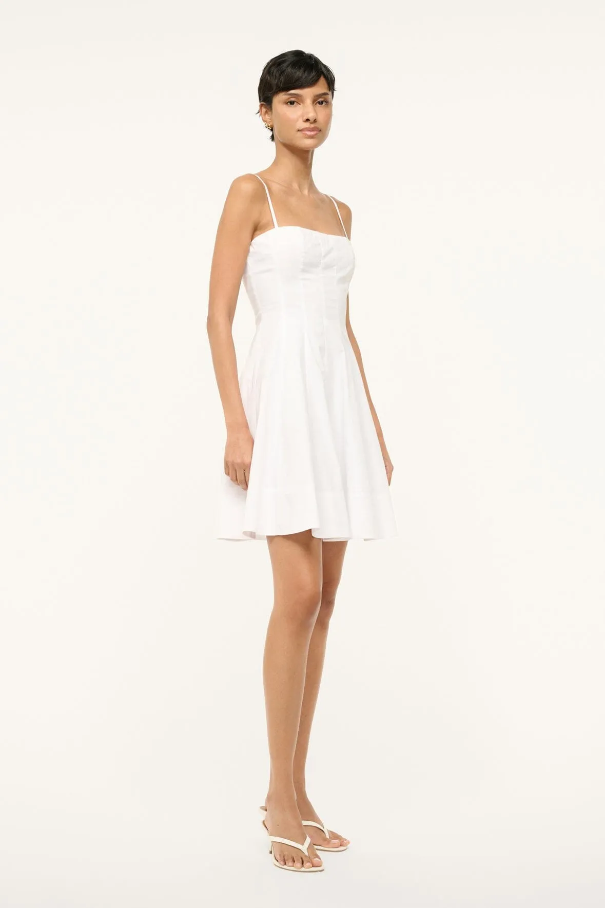 WYLIE MINI DRESS | WHITE minimal mood