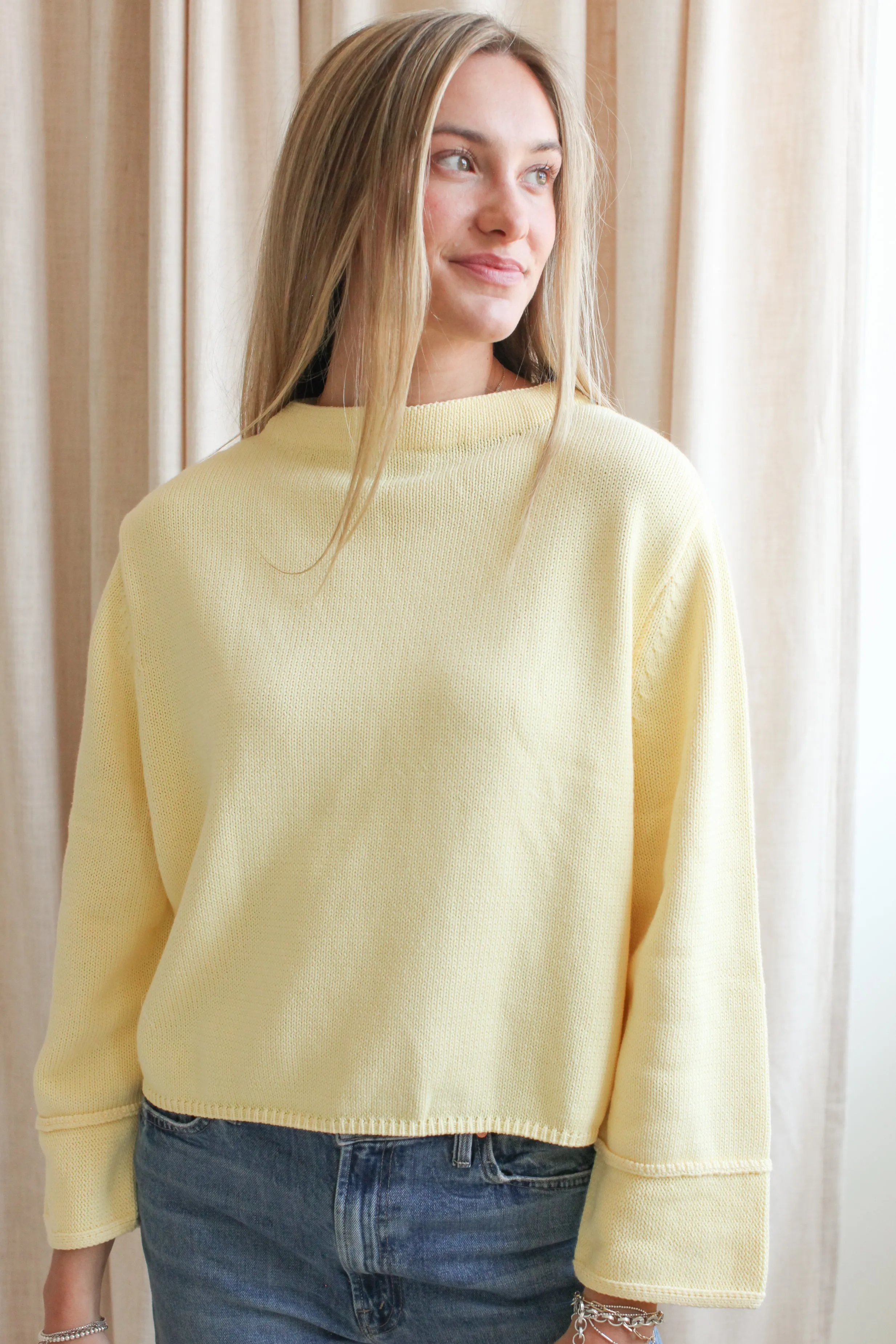 Yellow Kensington Sweater Daily Layer