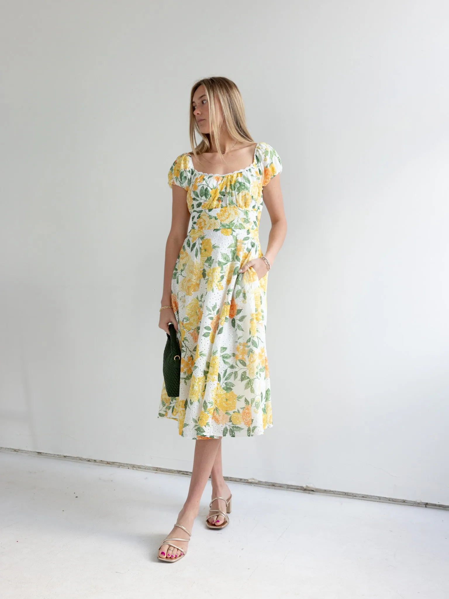 Yellow Rose Dress cozy edit