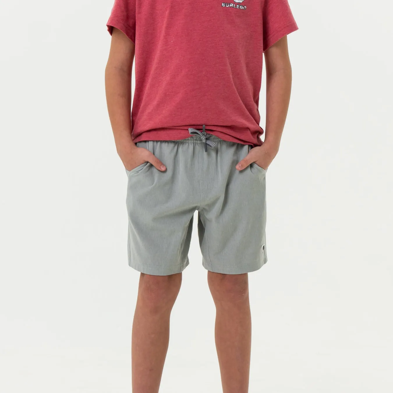 Youth Athletic Short - Light Grey - Grey Aztec sport match