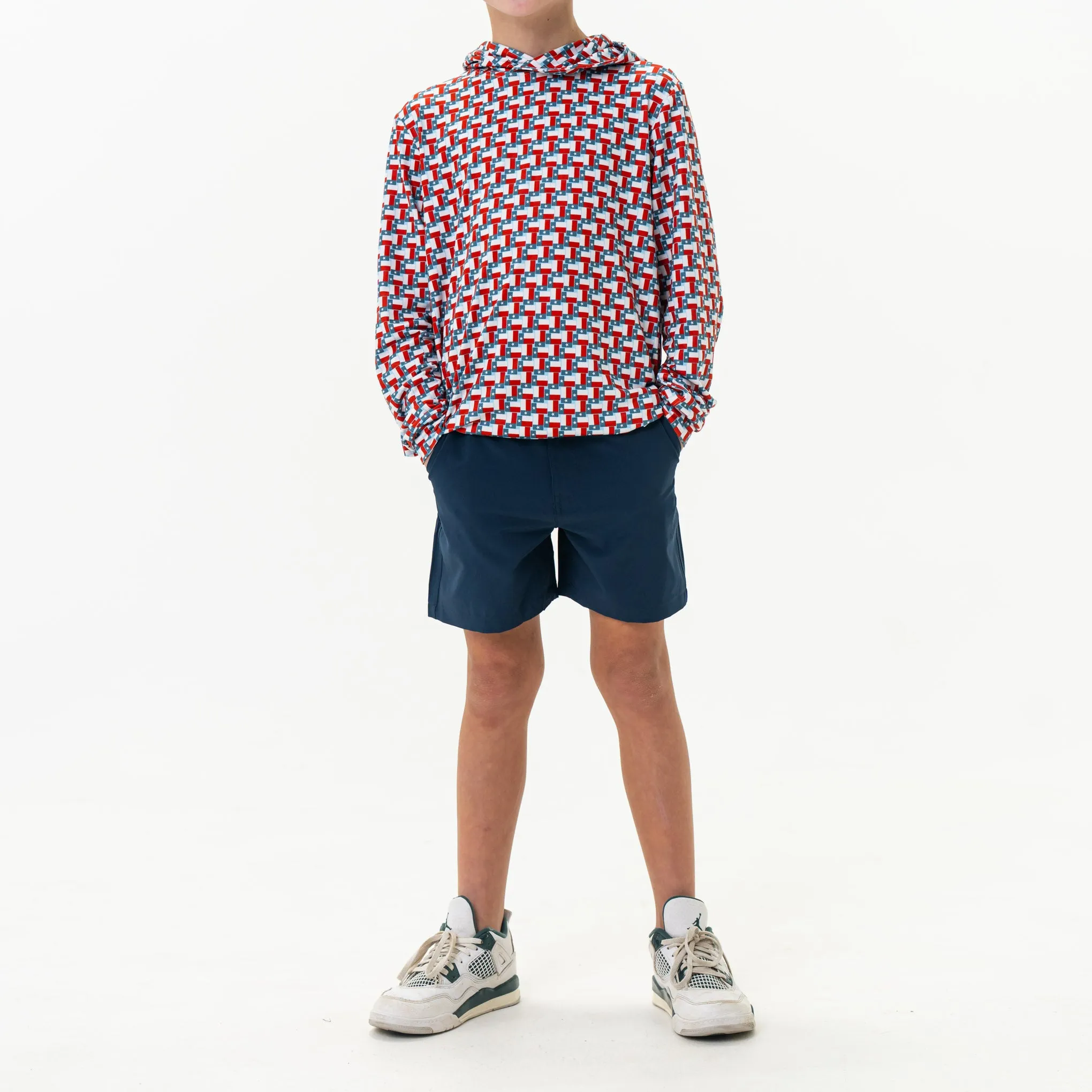 Youth Everyday Short - Deep Water Navy - Mayan Pocket casual fashion