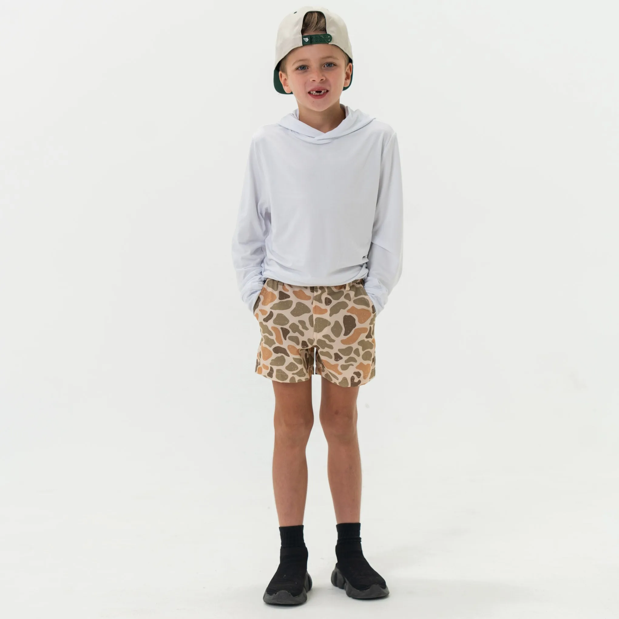 Youth Everyday Short - Venado Camo - Brown Pocket outdoor leisure